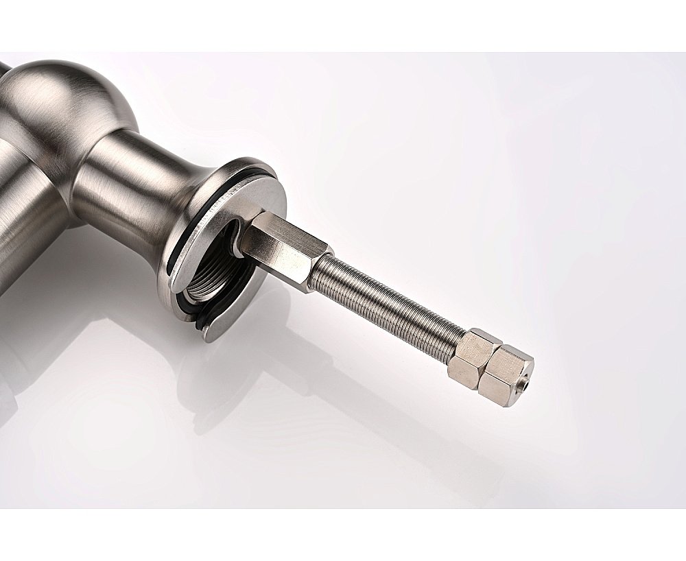 Смеситель для кухни Paulmark Retro Re213226-BS брашированная сталь купить в интернет-магазине сантехники Sanbest