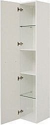 Шкаф-пенал De Aqua Тока 1 35 левый белый купить в интернет-магазине сантехники Sanbest