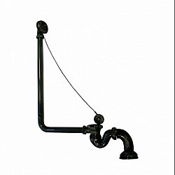 Слив-перелив для ванны Эстет Wirquin М ФР-00002136 черный купить в интернет-магазине сантехники Sanbest