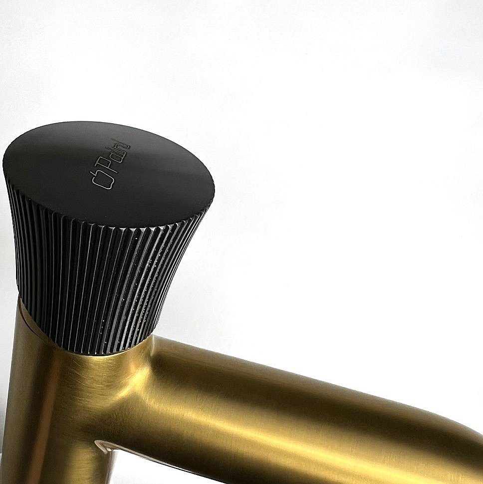 Смеситель для раковины PAINI Domus 18PJ205PZ золото матовое купить в интернет-магазине сантехники Sanbest