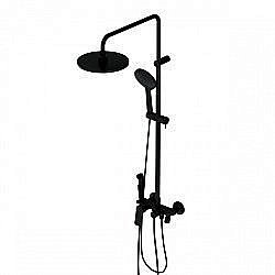 Душевая система Damixa Apollo DX220910300 черная матовая купить в интернет-магазине сантехники Sanbest