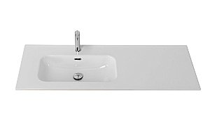 Тумба с раковиной BelBagno KRAFT 2C-1A 120 белый дуб галифакс для ванной в интернет-магазине Sanbest