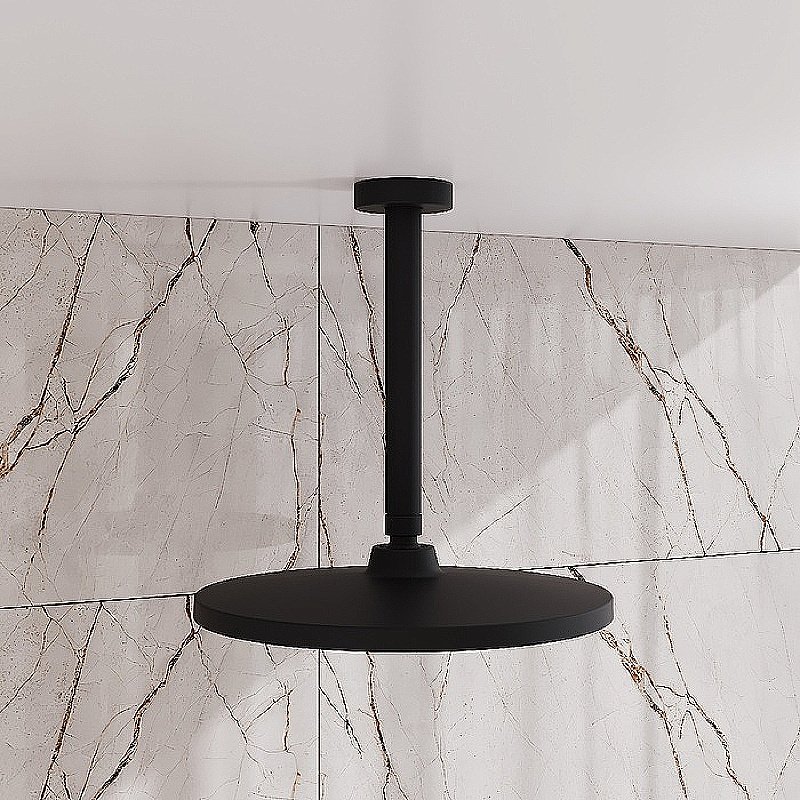 Верхний душ Iddis Esper ESP25BRi64 черный матовый купить в интернет-магазине сантехники Sanbest