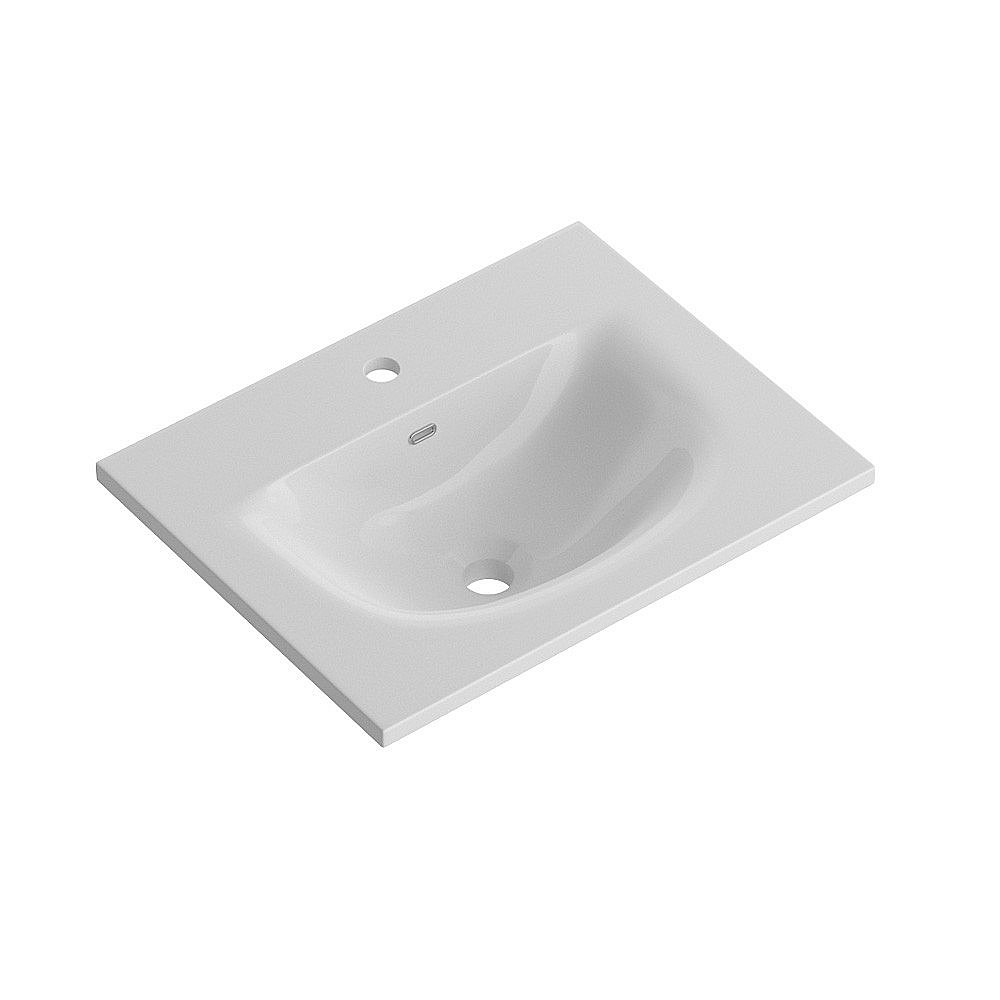 Раковина мебельная BelBagno BB-8099-3-50 белая купить в интернет-магазине Sanbest