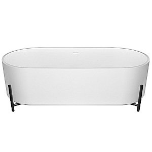 Ванна NT Bagno Amiata NT303 160х70 белая матовая, черная купить в интернет-магазине Sanbest