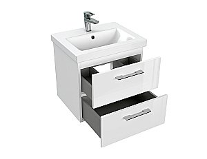 Мебель для ванной подвесная Cersanit LARA 50 белая для ванной в интернет-магазине Sanbest