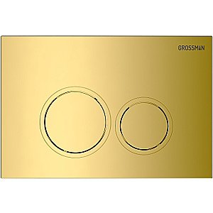 Кнопка для инсталляции Grossman Galaxy 700.K31.01.300.300 золото глянцевое купить в интернет-магазине сантехники Sanbest