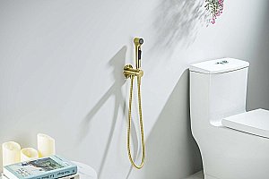 Гигиенический душ Aquatek Европа AQ1020BG золото шлифованное купить в интернет-магазине сантехники Sanbest