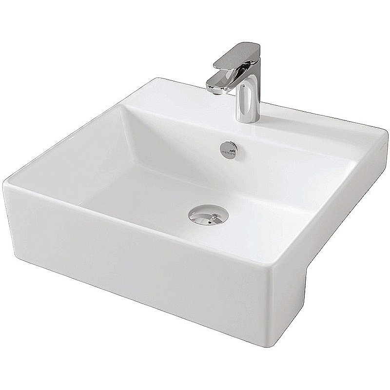 Раковина Artceram Quadro 50 QUL004 01 00 белая купить в интернет-магазине Sanbest