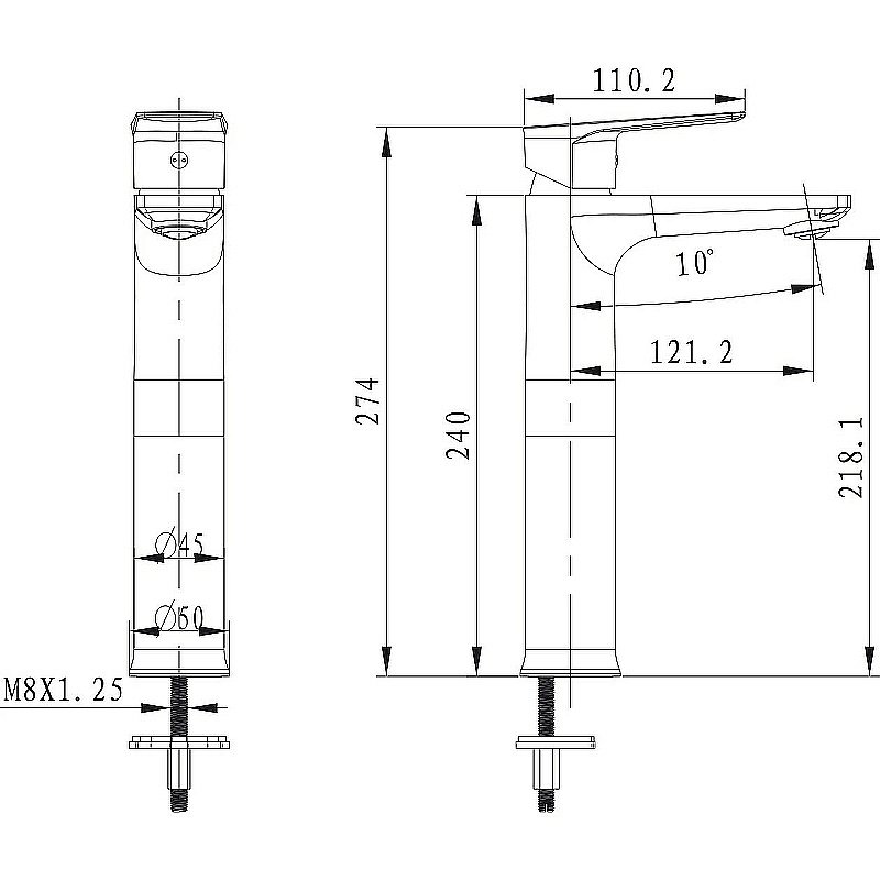 Смеситель для раковины Kaiser Atrio 60033 купить в интернет-магазине сантехники Sanbest