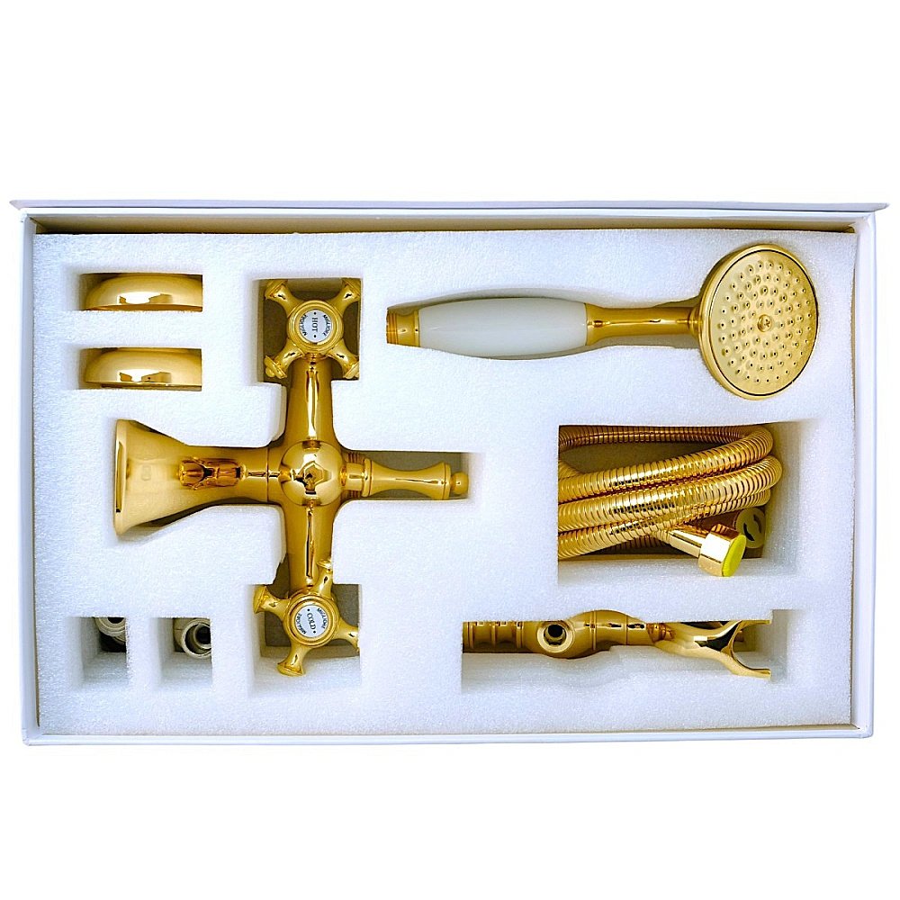 Смеситель для ванны Migliore PRESTIGE 32449 золото купить в интернет-магазине сантехники Sanbest