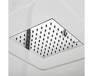 Душевая кабина DTO K401S 100x100 LED с электрикой прозрачная/хром купить в интернет-магазине Sanbest