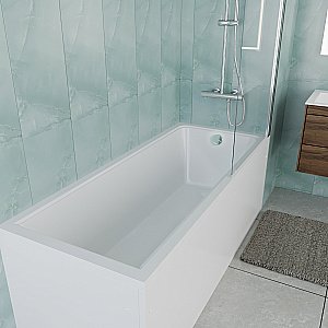 Ванна акриловая Vincea VBT-2G170-FR 170x70 белая с каркасом купить в интернет-магазине Sanbest