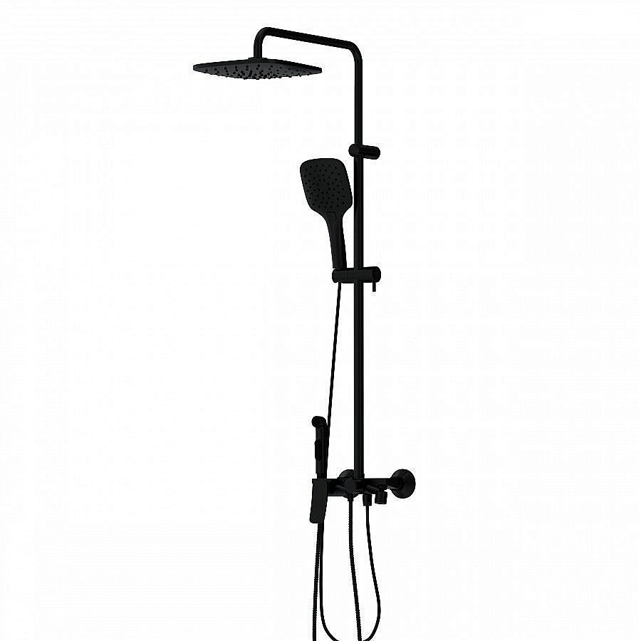 Душевая система Damixa Apollo DX220920300 черная матовая купить в интернет-магазине сантехники Sanbest