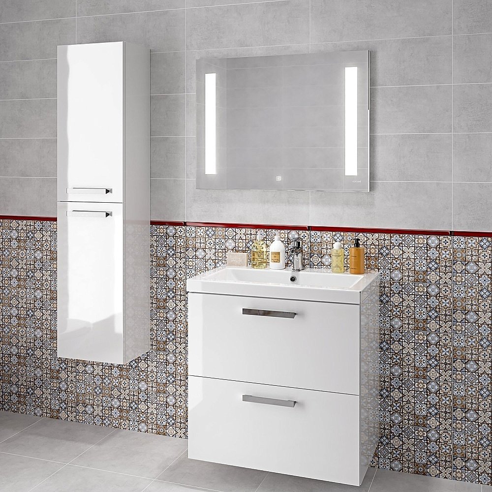 Зеркало CERSANIT LED KN-LU-LED020*80-b-Os в ванную от интернет-магазине сантехники Sanbest