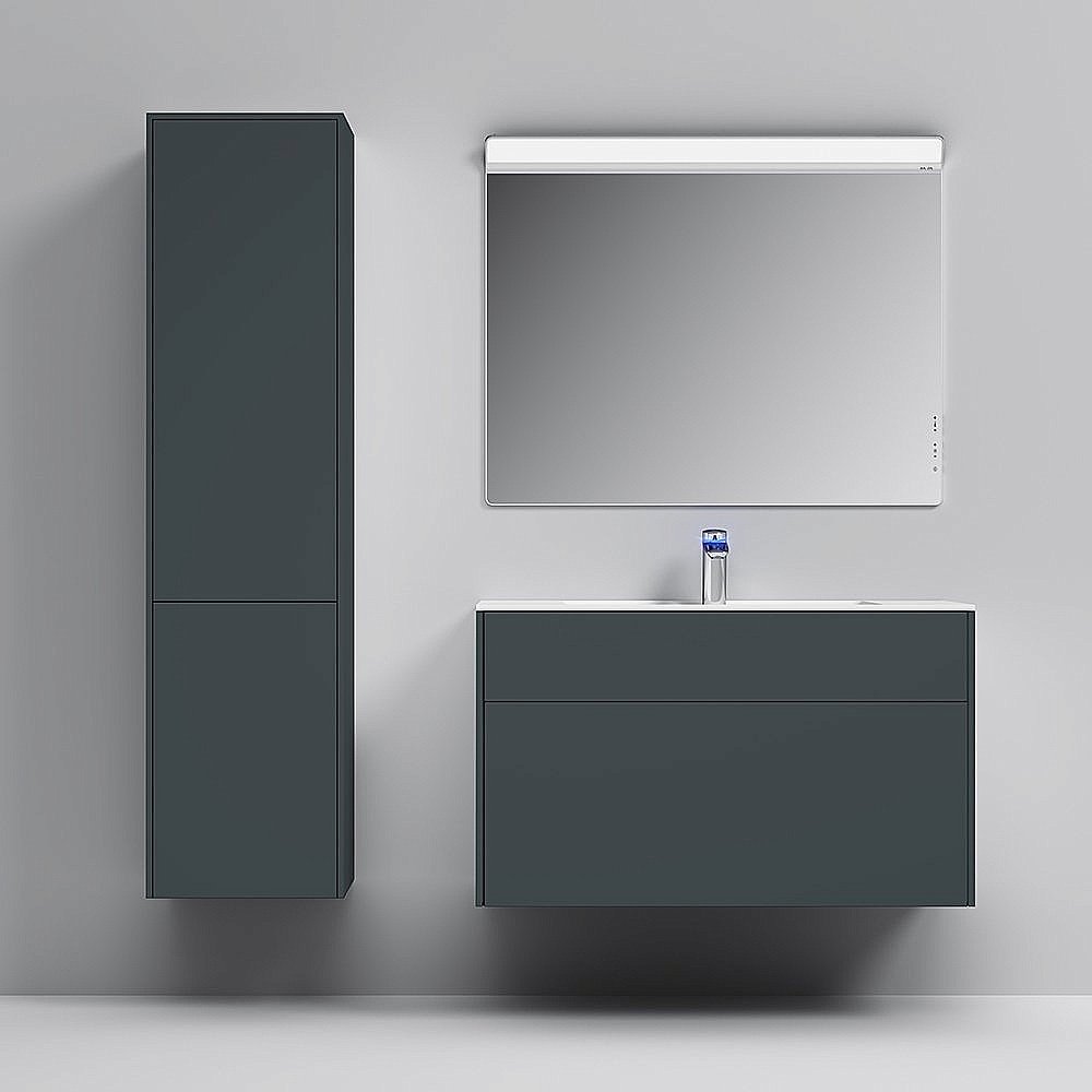 Пенал подвесной AM.PM Inspire 2.0 40 серый для ванной в интернет-магазине сантехники Sanbest
