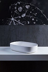 Раковина Allen Brau Fantasy Oval 55 4.11022.21 белая матовая купить в интернет-магазине Sanbest