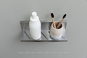 Полка Aquanet Магнум 30х80 334113 сталь брашированная купить в интернет-магазине сантехники Sanbest