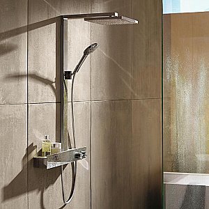Душевая система Hansgrohe Raindance E 300 с термостатом ShowerTablet 600 27363000 хром купить в интернет-магазине сантехники Sanbest