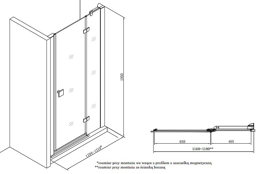 Душевой уголок Roca Metropolis 120x90 хром прозрачное стекло купить в интернет-магазине Sanbest