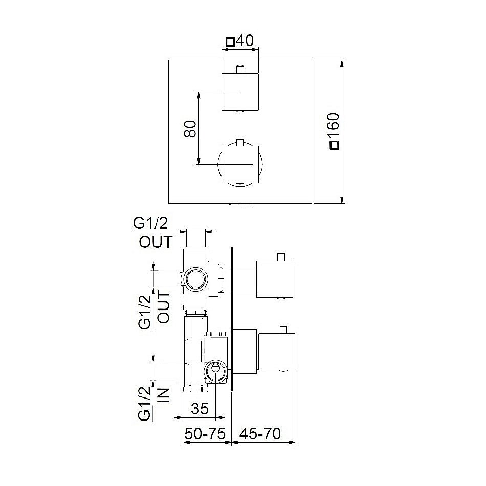 Смеситель для душа Webert Pegaso PE970903740 белый матовый купить в интернет-магазине сантехники Sanbest
