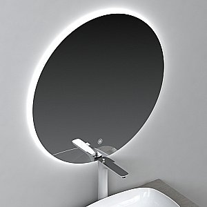 Тумба с раковиной Black&White Universe U915.800 серая для ванной в интернет-магазине Sanbest