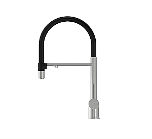 Смеситель для кухни Good Door KITCHEN-B СМ00101 брашированная сталь купить в интернет-магазине сантехники Sanbest