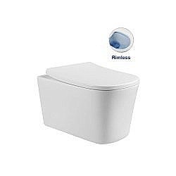 Унитаз подвесной Vincea ARCO VT1-36 безободковый, с крышкой микролифт, белый купить в интернет-магазине Sanbest