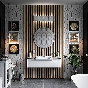 Раковина Kerasan Inka Project 40 341201*1 белая купить в интернет-магазине Sanbest