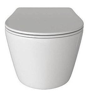 Унитаз подвесной Grossman GR-4459S безободковый, с крышкой микролифт, белый купить в интернет-магазине Sanbest