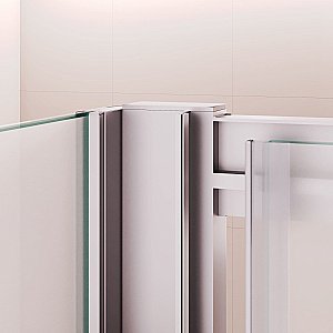 Душевой уголок RGW Passage PA-76 (PA-016 + Z-050-2) 35087688-21 180x80 стекло матовое/профиль хром купить в интернет-магазине Sanbest