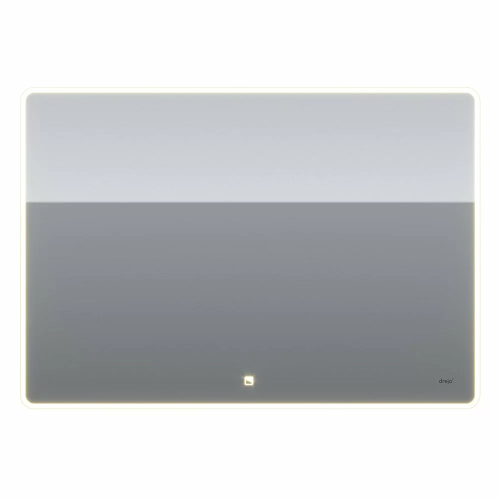 Зеркало c LED-подсветкой Dreja POINT 100x70 белый в ванную от интернет-магазине сантехники Sanbest