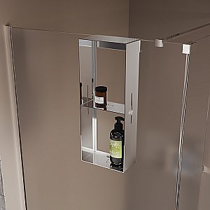 Полка Veconi Grange GN-S-C9 полированная сталь купить в интернет-магазине сантехники Sanbest