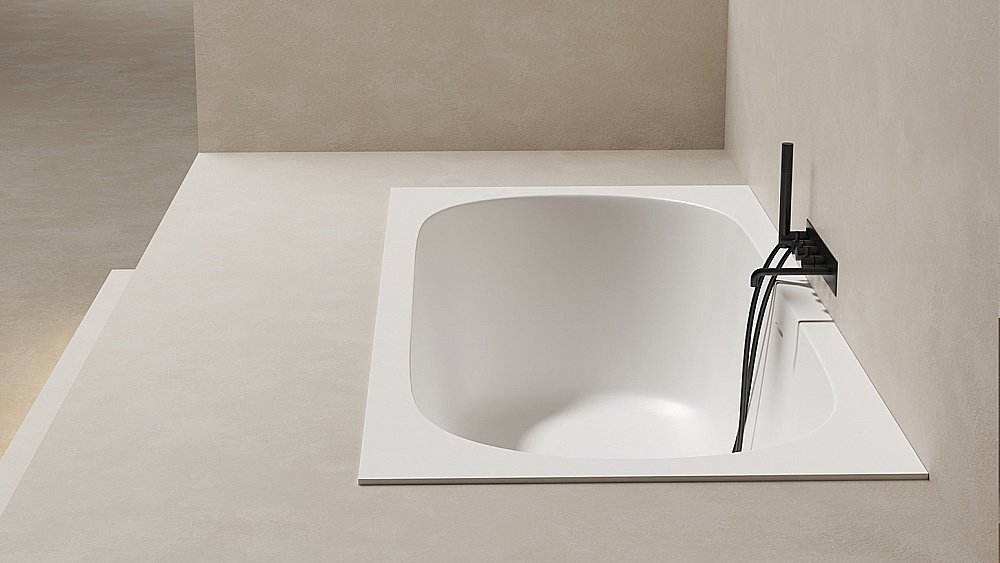 Ванна Salini Ornella AXIS S-Sense 170x75 103413G белая купить в интернет-магазине Sanbest