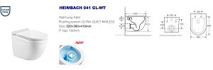 Унитаз с инсталляцией WeltWasser MARBERG 410 + HEIMBACH 041 GL-WT + MAR 410 RD GL-WT купить в интернет-магазине Sanbest