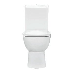 Унитаз-компакт Sanita luxe Quadro Slim QDRSLCC01151022 с бачком, с крышкой микролифт, белый купить в интернет-магазине Sanbest