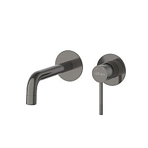 Смеситель для раковины Cezares RELAX-BLI2-1-GM-W0 оружейная сталь купить в интернет-магазине сантехники Sanbest