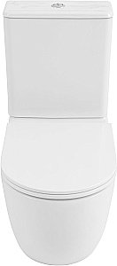 Унитаз-компакт Allen Brau Priority 3 4.31006.20 белый, безободковый, с крышкой микролифт купить в интернет-магазине Sanbest