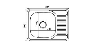 Мойка кухонная MIXLINE ML 528193 хром купить в интернет-магазине сантехники Sanbest