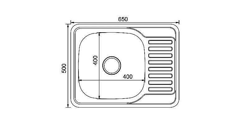 Мойка кухонная MIXLINE ML 528193 хром купить в интернет-магазине сантехники Sanbest