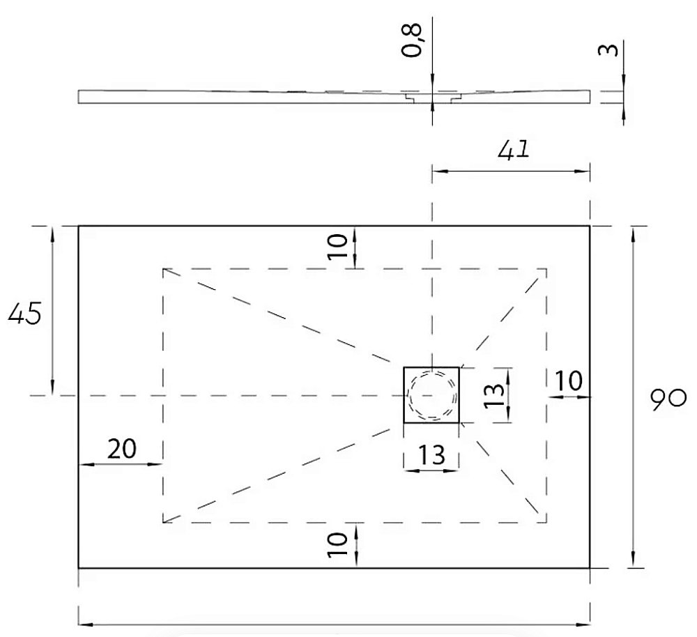 Душевой поддон Aquanet Pleasure 160х90 серый купить в интернет-магазине Sanbest