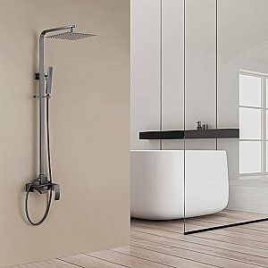 Душевая система ABBER Wasserfall AF8616NGL никель купить в интернет-магазине сантехники Sanbest