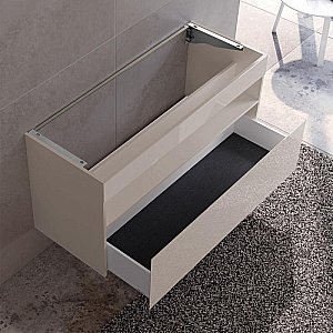 Тумба с раковиной KEUCO STAGELINE 32882180000 120 с 1 отверстием под смеситель, кашемир для ванной в интернет-магазине Sanbest