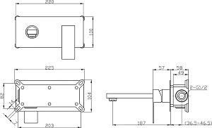 Встраиваемый смеситель Bien BL45020107 купить в интернет-магазине сантехники Sanbest