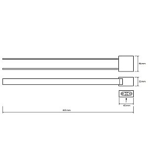 Полотенцедержатель Bemeta Nero 135004100 черный матовый купить в интернет-магазине сантехники Sanbest