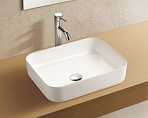 Накладная раковина WeltWasser WW ELBACH 2195 50 белая купить в интернет-магазине Sanbest