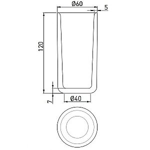 Стакан Salini Gocce 1901201 белый матовый купить в интернет-магазине сантехники Sanbest