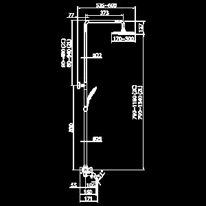 Душевая система Elghansa 2330524-2L (Set-29) хром купить в интернет-магазине сантехники Sanbest