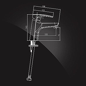 Смеситель для раковины Elghansa MONICA NEW 1622519 купить в интернет-магазине сантехники Sanbest