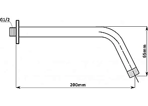 Душевая система Aquanet STATIC 2.03 257159 хром купить в интернет-магазине сантехники Sanbest